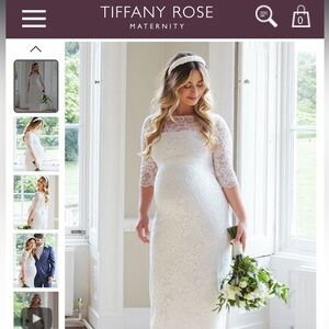 Tiffany Rose Amelia Maternity Wedding Gown